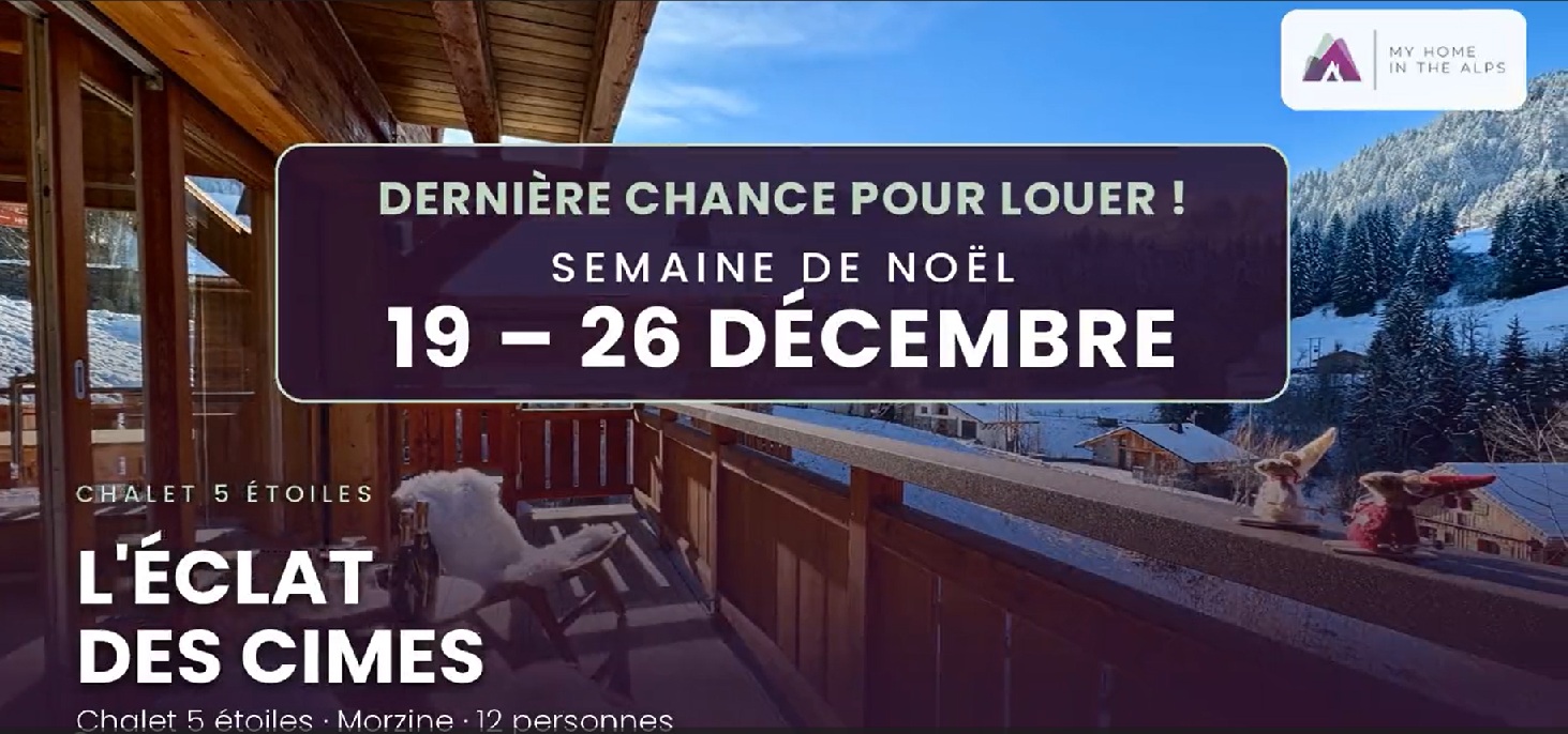 Dernière chance : célébrez Noël à Morzine dans le chalet 5 étoiles L’Éclat des Cimes !